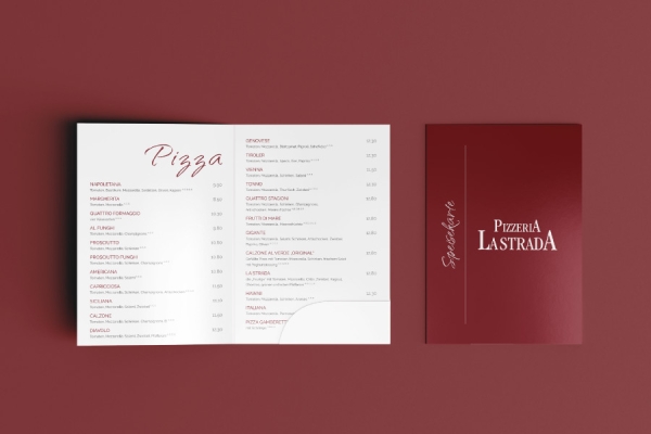 Speisekarte | Pizzeria La Strada